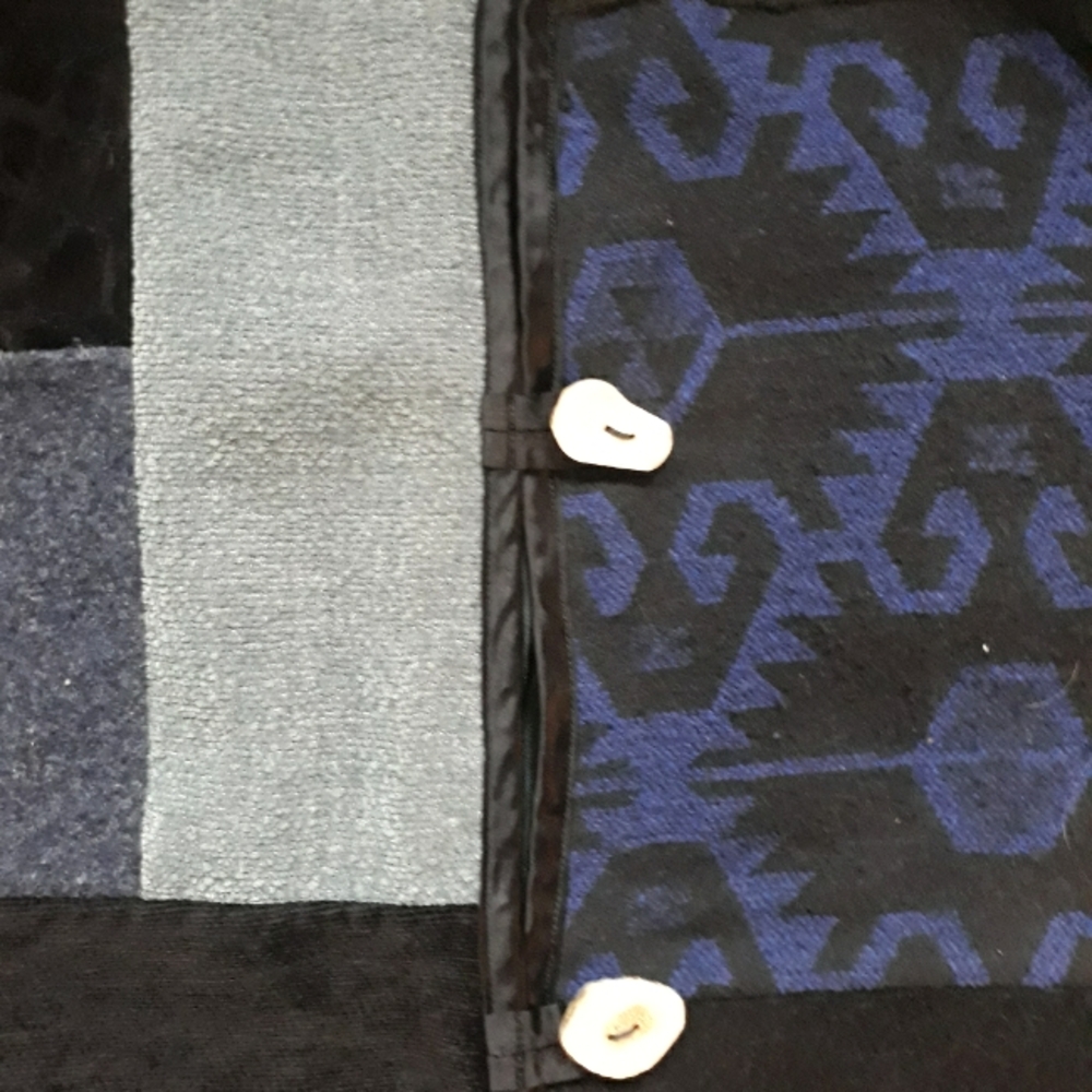 Western Patchwork Jacket + Bone Buttons - Size Xs… - image 7